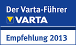 Der VARTA-FÃ¼hrer. Empfehlung 2013.